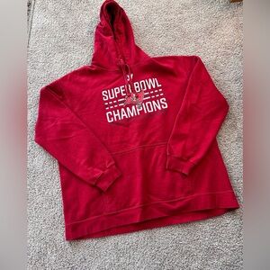 Tampa Bay Buccaneers Super Bowl LV Red Hoodie

Size 2X